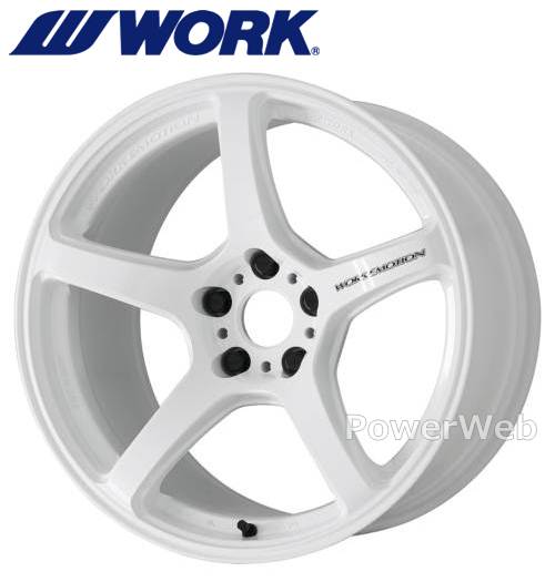[ホイール1本(単品)] WORK EMOTION T5R 18インチ&times;7.5J PCD：114.3 穴数：5 インセット：43 (セミテーパー) アイスホワイト (ICW)｜パワーウェブ２号店 26,065円