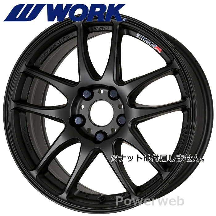 [ホイール1本(単品)] WORK EMOTION CR Kiwami 18インチ×9.5J PCD：100 穴数：5 インセット：38 マットブラック (MBL) ワーク エモーション CR 極 キワミ