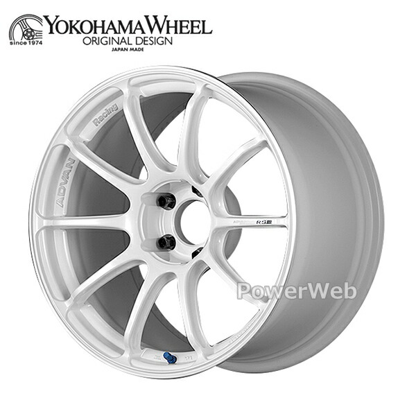 【楽天市場】[ホイールのみ単品4本セット] Advan Racing Rsiii 18インチ×10.0j Pcd：114.3 穴数：5 イン 