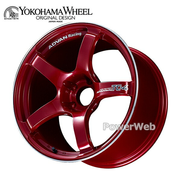 たくあん ① ADVAN Racing TC-4 15インチ 2個 ADVAN ヨコハマ アドバンレーシング TC-4 15インチ 4H100 8J +28