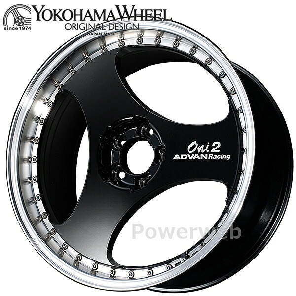 [ホイール1本(単品)] ADVAN Racing ONI2 Progressive 20インチ×9.5J PCD：112 穴数：5 インセット：25 マシニング ＆ レーシンググロスブラック (MRGB) アドバン レーシング オニ2 プログレッシブ