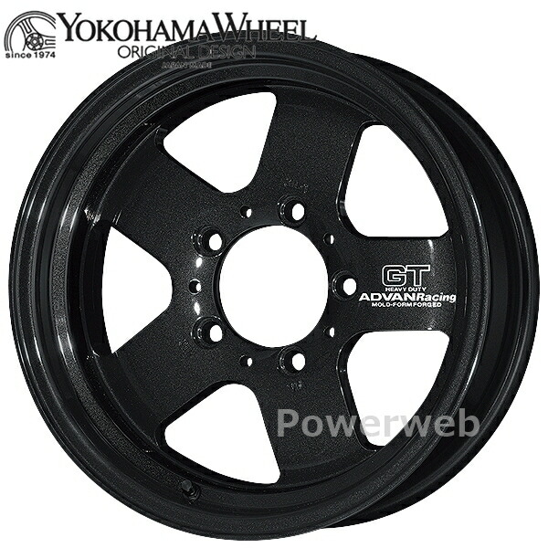 [ホイールのみ単品4本セット] ADVAN Racing GT HEAVY DUTY for JIMNY 16インチ×5.5J PCD：139.7 穴数：5 インセット：0 レーシングチタニウムブラック (TBK) アドバン レーシング ヘビーデューティー ジムニー