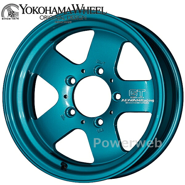 [ホイールのみ単品4本セット] ADVAN Racing GT HEAVY DUTY for JIMNY 16インチ&times;6.0J PCD：139.7 穴数：5 インセット：0 レーシングターコイズブルー (RTB) アドバン レーシング ヘビーデューティー ジムニー｜パワーウェブ２号店