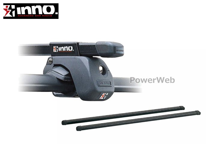 inno INAR INB107BK ホンダ ホンダ Z ルーフレール付 H10.10～H14.1 PA系 スクエアベース キャリアセット Carmate inno (カーメイト イノー)