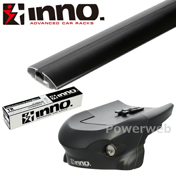 inno XS350BK TR145 XB130BK/XB123BK WRX キャリアブラケット付 R4.2～ VBH エアロベース キャリアセット スルータイプ Carmate inno (カーメイト イノー)