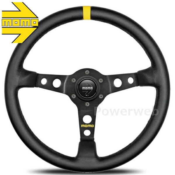 楽天市場】MOMO ステアリング M-42 MOD.07 BLACK/SUEDE 350mm モモ