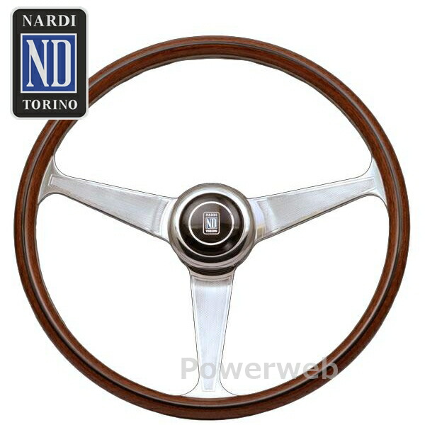 NARDI ステアリング　オレンジウッド NARDI CLASSIC WOOD N122 ウッド＆ブラックスポーク