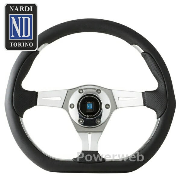 【大特価セール】ナルディ ステアリング シルバー 35π 新品 NARDI チャレンジ シルバー・ブラック 350mm : GARUDA ONLINE