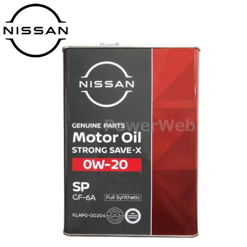 NISSAN モーターオイル ストロングセーブ-X OW-16 日産 ニッサン純正オイル SPストロングセーブ・X 0W-16 20L
