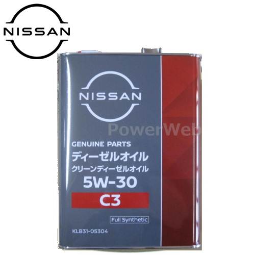 楽天市場】日産純正 クリーンディーゼル エンジンオイル C3 5W-30 4L