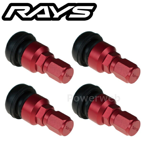 RAYS No.55 HB1 AIR VALVE RD エアバルブ 4個セット 6505000017000 [メール便]