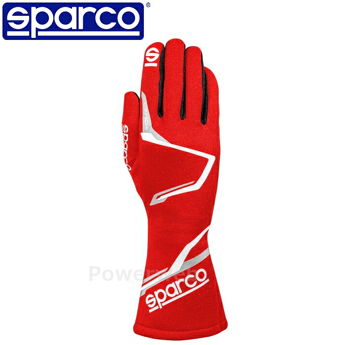 SPARCO LAND+ (ランド プラス) レーシンググローブ 00136710RS レッド(RS) M(10) 認証：FIA 8856-2018 スパルコ