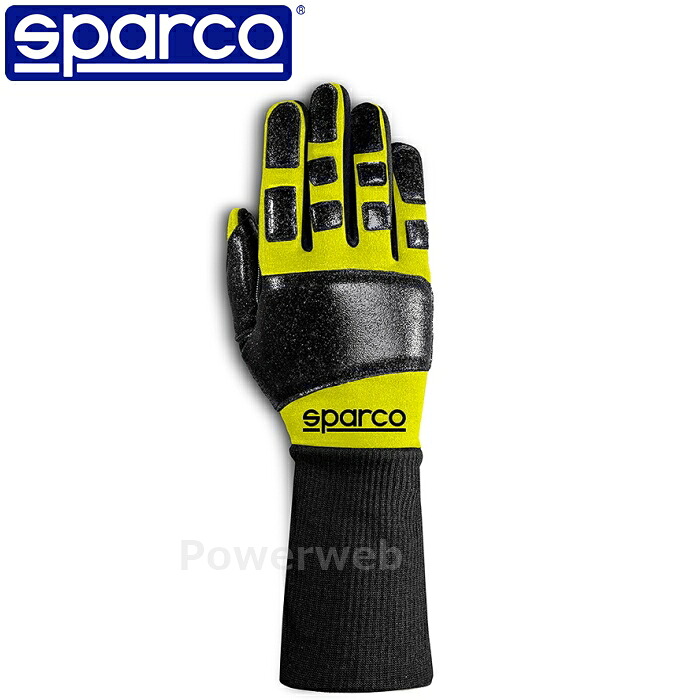 SPARCO R-MECA (Rメカ) メカニックグローブ 00131711GF イエロー(GF) L(11) 認証：FIA 8856-2018 スパルコ