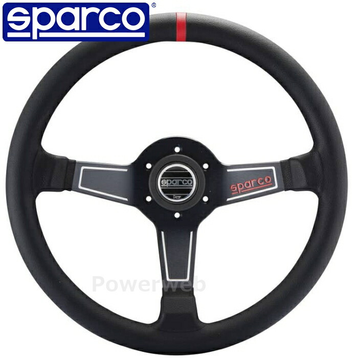 SPARCO L575 LEATHER ステアリング 015L750PL レザー 350mm スパルコ