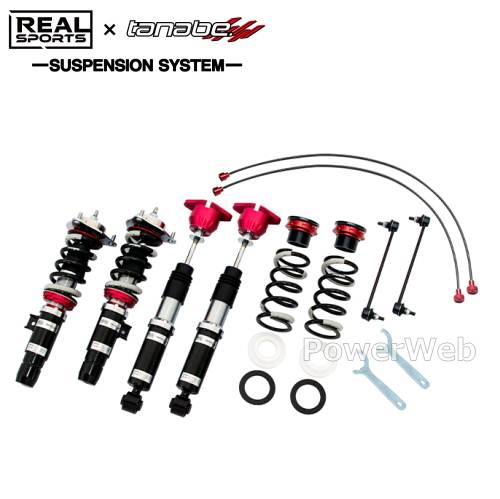 TANABE REALSPORTSxTANABE SUSPENSION ST-SPEC 車高調 RSFK7STK ホンダ シビック 2017/09～2021/06 FK7/FF/1500/TB 【メーカー直送/代金引換不可】