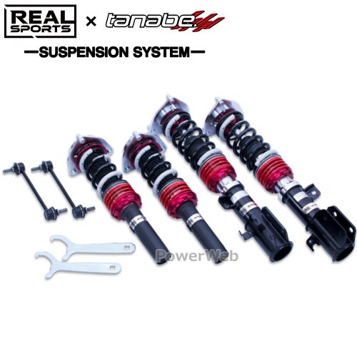 TANABE REALSPORTSxTANABE SUSPENSION ST-SPEC 車高調 1台分 RSJW5STK ホンダ S660 2015/04~ JW5/MR/660/TB|PowerWeb