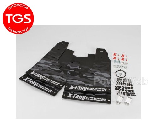 TGS/X-Fang [M40302-C カモフラージュ ブラック] マッドフラップ カモフラージュパターン デリカD:5 中期(19.02-25.10)専用(3DA-CV1W)｜PowerWeb