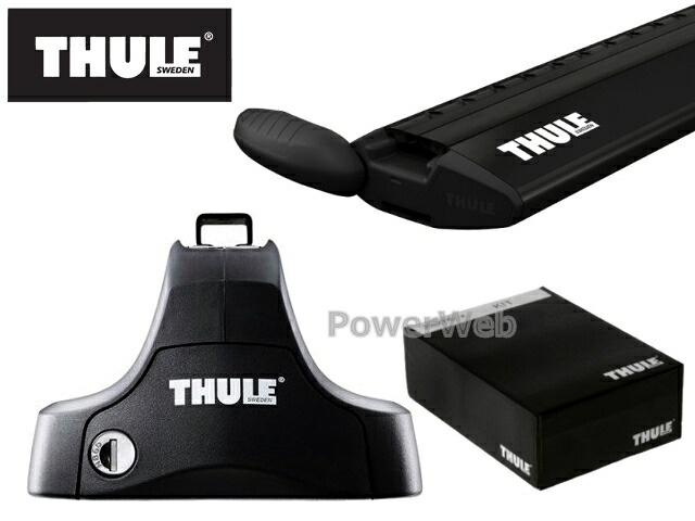 THULE [フット:754 ウイングバーEVO ブラック:7114B キット:KIT1835] ニッサン セレナ H28/8～ C27 ベースキャリアセット 1台分｜PowerWeb