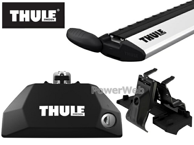 THULE [フット:7106 ウイングバーEVO シルバー:7113 キット:KIT6074] マツダ CX-5 ダイレクトルーフレール付車 H28/12～ KF# ベースキャリアセット 1台分｜PowerWeb