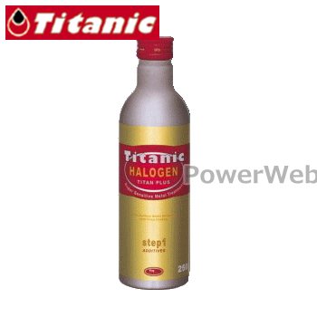 [並行輸入品] 2021年秋冬新作 TITANIC チタニック TG-H250 ハロゲン チタンプラス オイル添加剤 250ml Titanic製品以外同梱不可 2600uk.com 2600uk.com