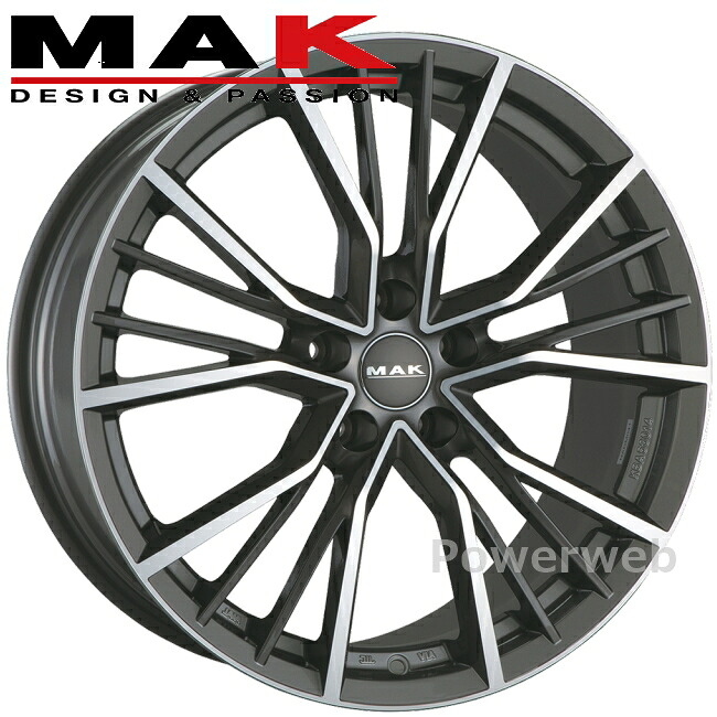 MAK UNION 20インチ 8.5J PCD:112 穴数:5 inset:20 ガンメタリックミラー UN8520520112GM マック ユニオン 阿部商会 [ホイール4本セット]｜PowerWeb 109,950円