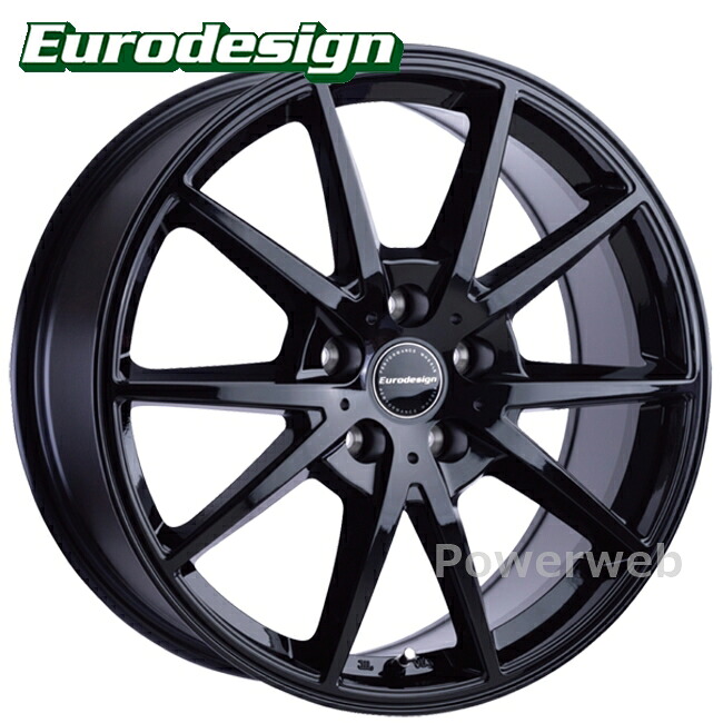 Eurodesign SWINDON 18インチ 8.5J PCD:120 穴数:5 inset:50 グロスブラック ES8518550120GB ユーロデザイン スウィンドン 阿部商会 [ホイール4本セット]