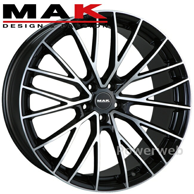 MAK SPECIALE 19インチ 8.5J PCD:110 穴数:5 inset:30 ブラックミラー SPC8519530110BM マック スペシャーレ 阿部商会 [ホイール4本セット]