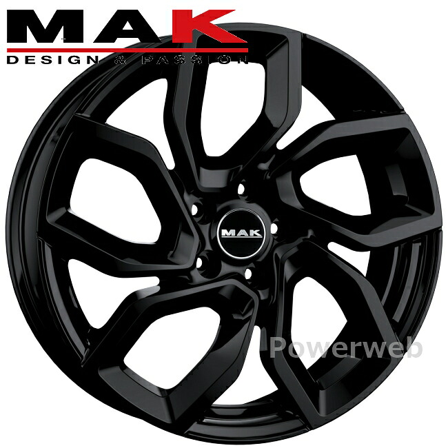 MAK APOLLO 18インチ 7.5J PCD:110 穴数:5 inset:30 グロスブラック APL7518530110GB マック アポロ 阿部商会 [ホイール4本セット]｜PowerWeb