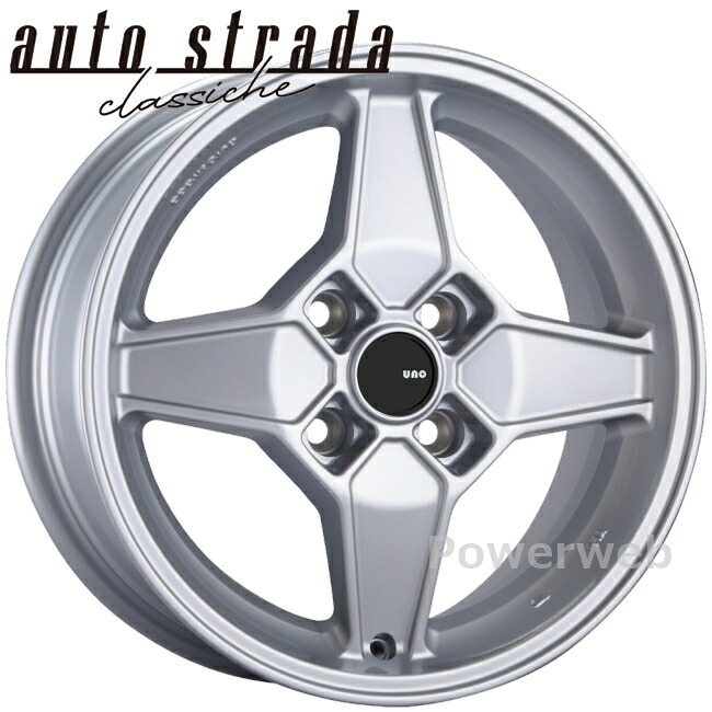 AUTO STRADA UNO 14インチ 6.0J PCD:98 穴数:4 inset:33 シルバー ACU6014433098 アウトストラーダ ウノ 阿部商会 [ホイール4本セット]｜PowerWeb