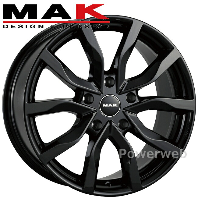 MAK HIGHLANDS 20インチ 8.5J PCD:120 穴数:5 inset:43 マットブラック HL8520543120MB マック ハイランズ 阿部商会 [ホイール4本セット]