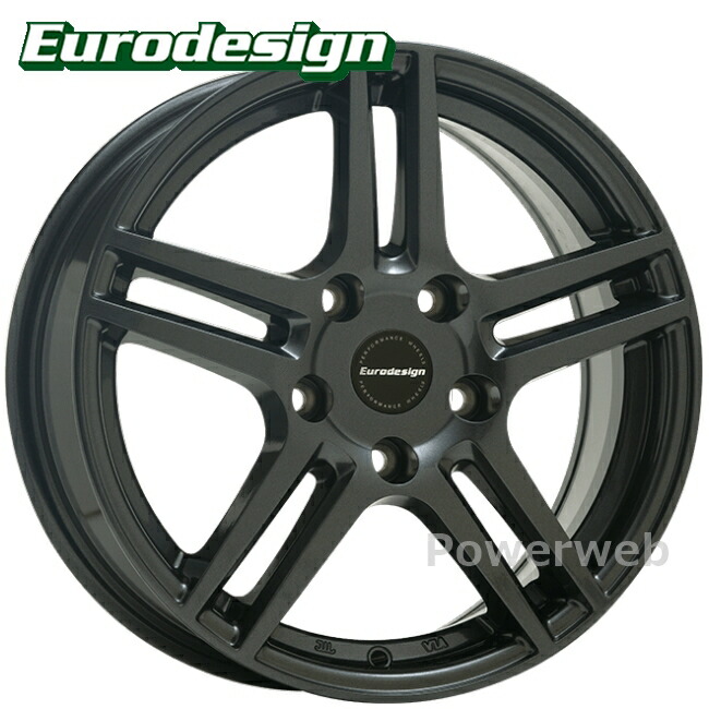 Eurodesign EIGER 17インチ 8.0J PCD:120 穴数:5 inset:30 ガンメタリック+マシニング EE8017530120T726 ユーロデザイン アイガー 阿部商会 [ホイール4本セット]｜PowerWeb