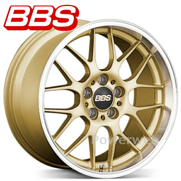 BBS RG-R 18インチ 9.5J PCD:114.3 穴数:5 inset:38 ゴールドダイヤカット (GLD) [ホイール1本]｜PowerWeb