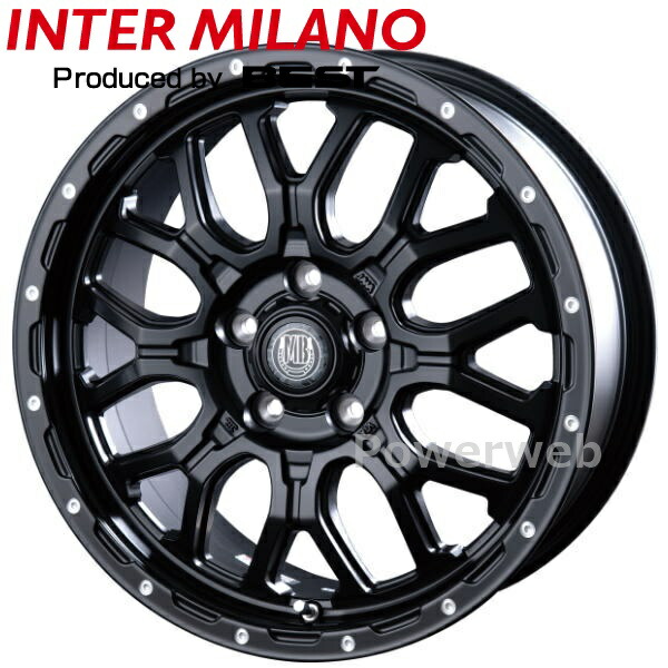 MUD BAHN XR-800M 16インチ 6.5J PCD:139.7 穴数:6 inset:38 マットブラックピアスポリッシュ (MBK/PP) [ホイール4本セット]｜PowerWeb