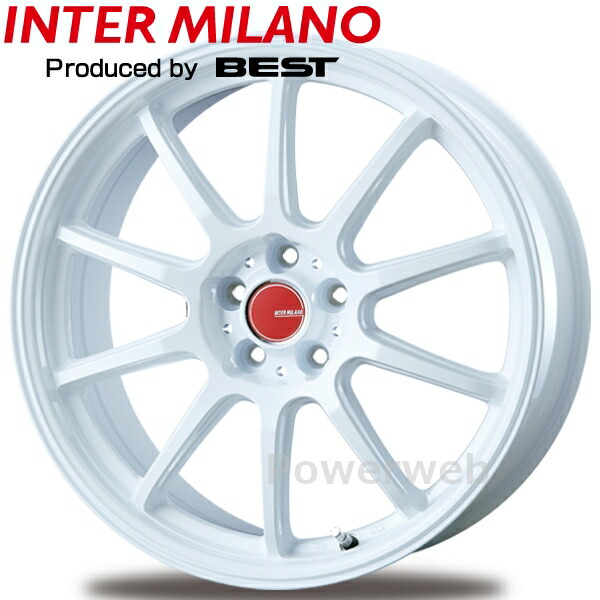 INFINITY F10 軽量モデル 17インチ 7.0J PCD:114.3 穴数:5 inset:45 ホワイト (WH) BEST (インフィニティ F10) [ホイール1本]