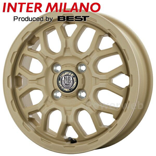 MUD BAHN XR-800M ME 12インチ 4.00B PCD:100 穴数:4 inset:45 チッピングベージュ (CBE) BEST/ベスト マットバーン XR800M ME [ホイール1本]