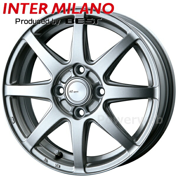 AZ SPORTS LX-8 16インチ 6.0J PCD:100 穴数:4 inset:50 クロームシルバー (CS) BEST/ベスト エーゼットスポーツ LX8 [ホイール1本]