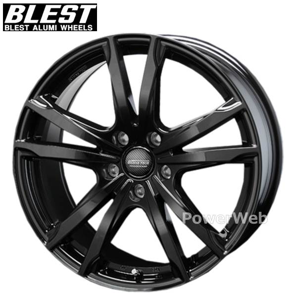 BLEST BAHNS TECH JIZELIS FV 15インチ 6.0J PCD:100 穴数:5 inset:43 ブラック (ブレスト バーンズテック ジゼリスFV) [ホイール4本セット]｜PowerWeb