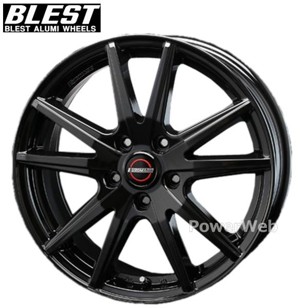 BLEST EUROMAGIC LANCE ST 15インチ 6.0J PCD:100 穴数:5 inset:43 ブラック (ブレスト ユーロマジック ランスST) [ホイール4本セット]｜PowerWeb