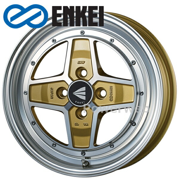 ②ENKEI・アパッチ2・エンケイ　15インチ5.0 J 4H-100 +45 ENKEI（エンケイ） アパッチ2 APACHE2 15インチ 5.0J 45 4-100