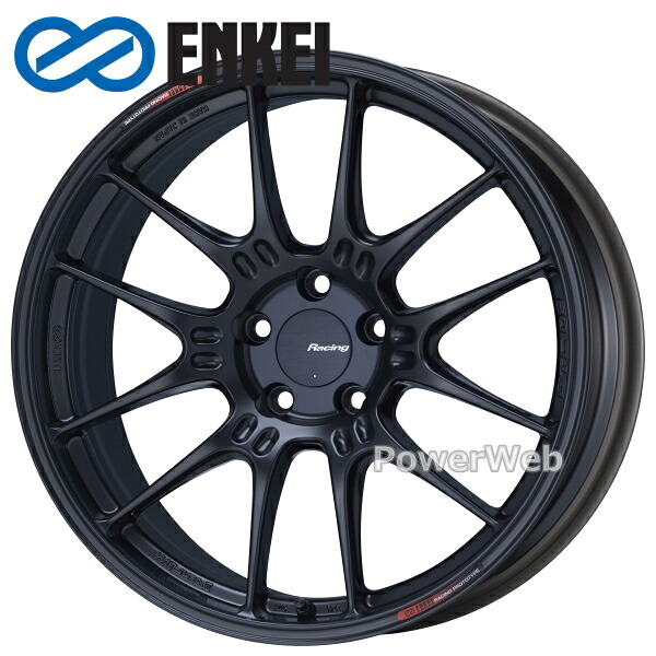 ENKEI/エンケイ GTC02 18インチ 9.0J PCD:100 穴数:5 インセット:50 マットブラック (MBK) [ホイール1本]｜PowerWeb