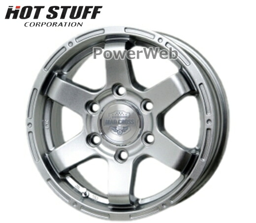 楽天市場】[ホイール1本(単品)] MAD CROSS MC76 18インチ×7.5J PCD