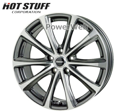 205/55R17 HotStuff Laffite ホイールセット ミシュラン 5穴 LE-04 17インチ + CROSSCLIMATE クロスクライメイト 114.3 オールシーズンタイヤ +38 17 X 7 正規品 ラフィット 4本