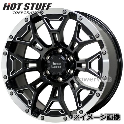 BARKLEY HARDROCK ELBERT (バークレイ ハードロック エルバート) 17インチ 8.0J PCD:139.7 穴数:6 inset:20 ブラックサイドマシニング&リムポリッシュ HOT STUFF [ホイール1本単位]｜PowerWeb