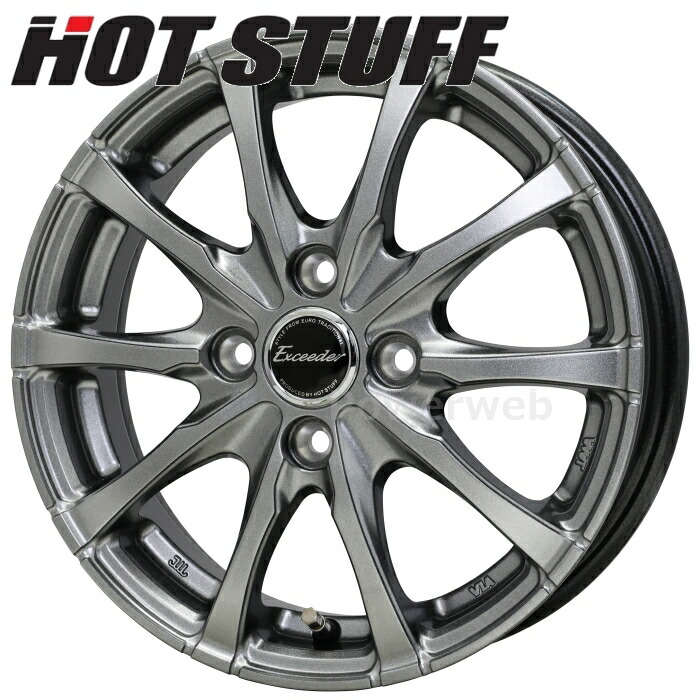 楽天市場】Exceeder E05 II 14インチ 5.5J PCD:100 穴数:4 inset:45