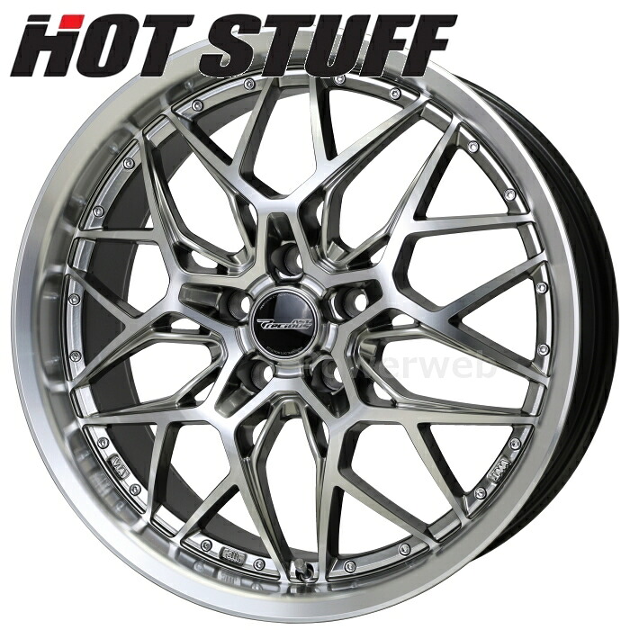 Precious AST M5 19インチ 8.0J PCD:114.3 穴数:5 inset:42 ハイパーシルバーポリッシュ (HS/P) (プレシャス アスト M5) HOT STUFF (ホットスタッフ) [ホイール4本セット]｜PowerWeb