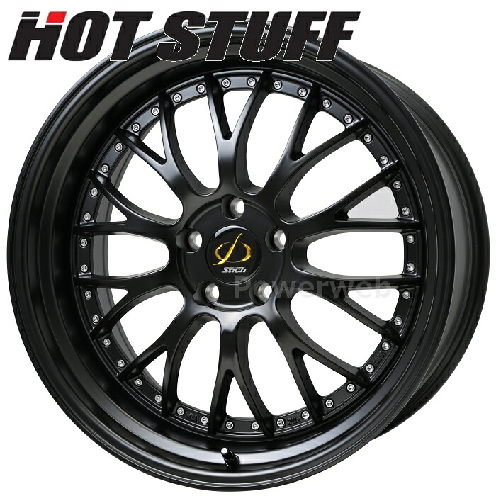 Stich Mesh NR 20インチ 9.5J PCD:114.3 穴数:5 inset:40 セミグロスブラック (GB) (シュティッヒ メッシュ) HOT STUFF (ホットスタッフ) [ホイール4本セット]｜PowerWeb