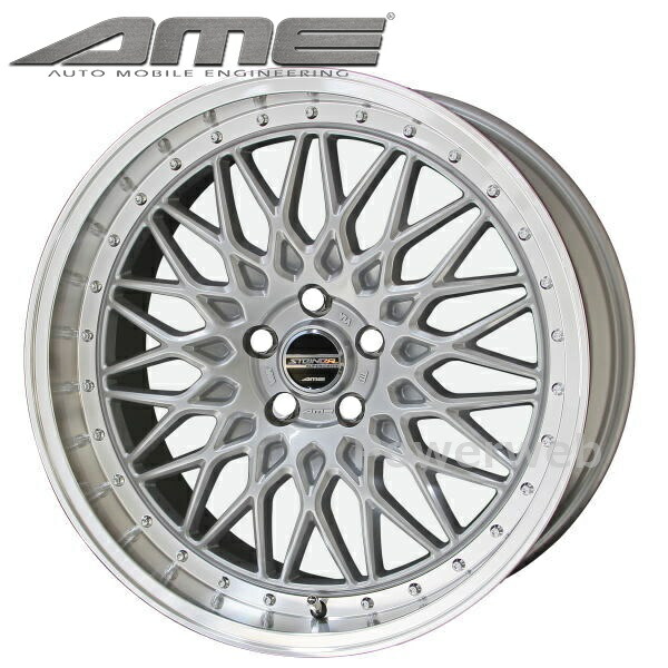 楽天市場】AME シュタイナー FTX 19インチ×8J +35 5穴 120 ホイール