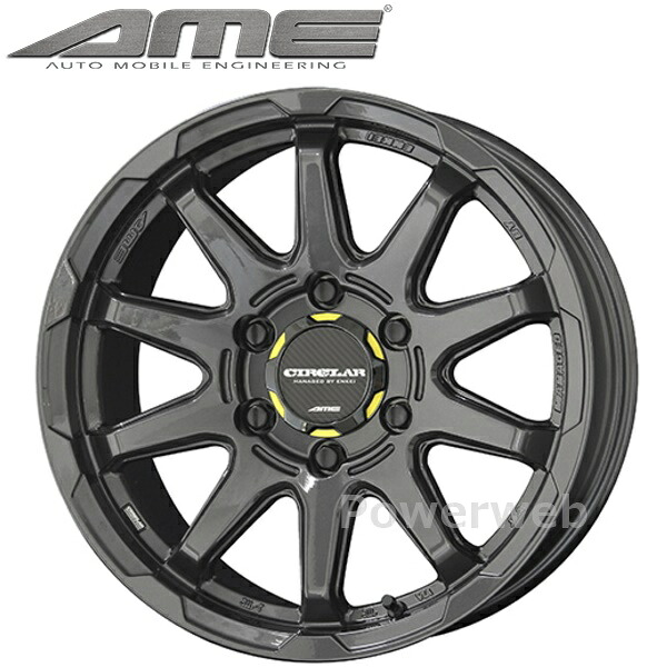 CIRCLAR C10X (サーキュラー) 17インチ 8.0J PCD:139.7 穴数:6 inset:20 マットブラック (KYOHO AME/共豊) [ホイール4本セット]｜PowerWeb