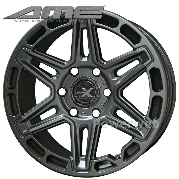 KYOHO AME PPX MK6 18インチ 8.0J PCD:139.7 穴数:6 inset:50 ステルスグレーメタリック 共豊 [ホイール4本セット]｜PowerWeb