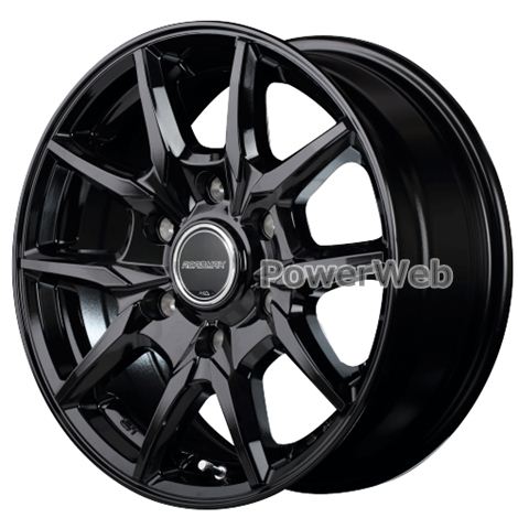 MID ROAD MAX KG-25 (ロードマックス KG25) 15インチ 6.0J PCD:139.7 穴数:6 inset:33 ブラック [ホイール1本]｜PowerWeb